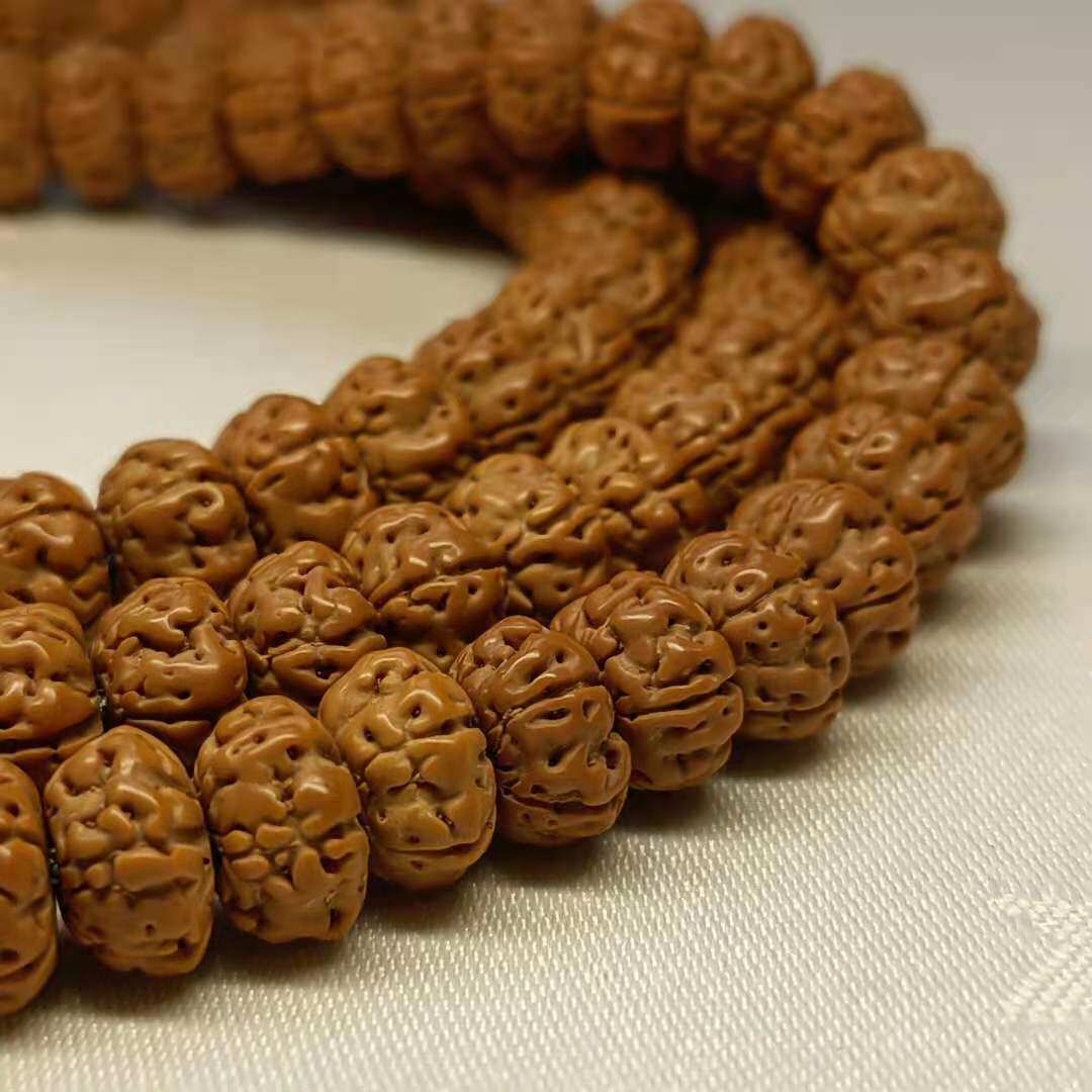 毕业飞碟航母小金刚菩提108颗矮桩男女文玩手串佛珠