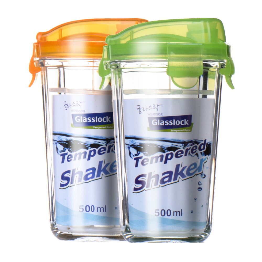 glasslock进口钢化钢化玻璃玻璃杯居家茶水水杯杯子500ml玻璃杯