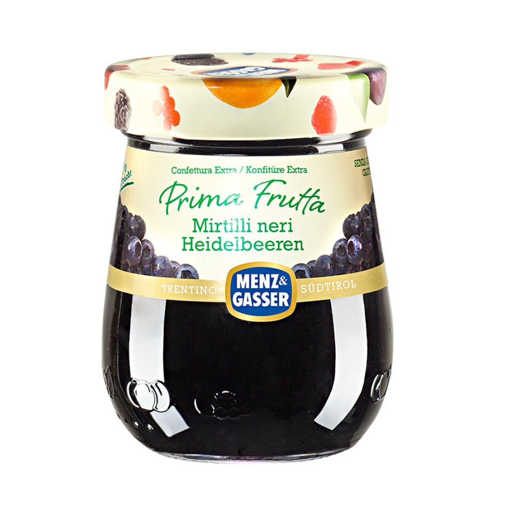 意大利进口 曼莎 蓝莓果酱340g烘焙酱早餐面包酱