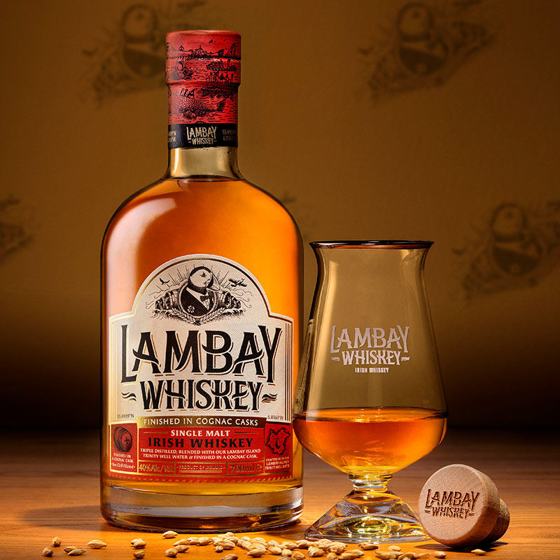 蓝嵌爱尔兰单一麦芽威士忌700ml洋酒威士忌