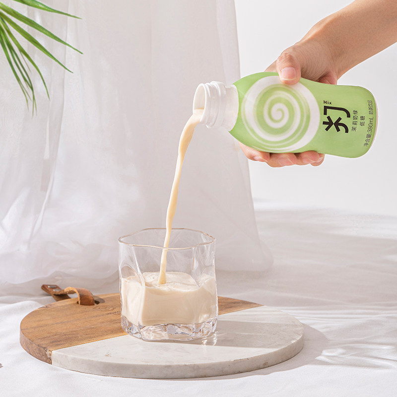 农夫山泉打奶茶茉莉奶绿低糖380ml6瓶牛乳茶饮料0乳粉0茶粉