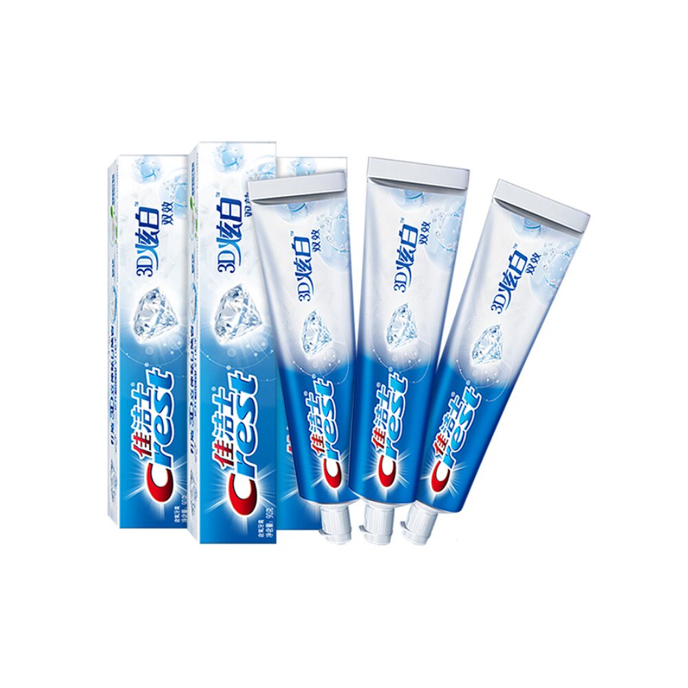 聚划算百亿补贴:crest 佳洁士 3d炫白双效牙膏 90g*3支装
