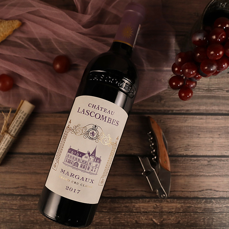 力士金庄园城堡正牌红酒法国原瓶进口干红葡萄酒二级庄lascombes