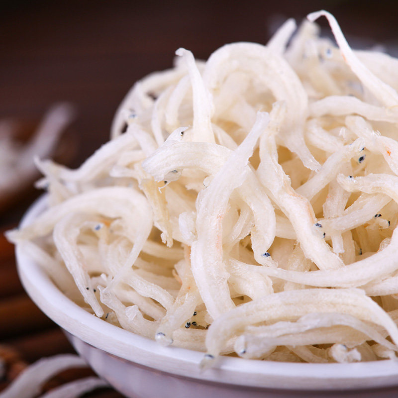 赶海弟小海银鱼干120g淡干新晒海银鱼无骨无刺宝宝辅食海产干货