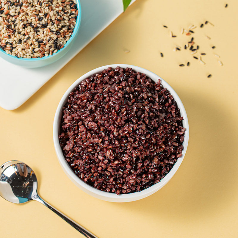 辉业三色糙米25kg黑米红米糙米饭粗粮胚芽米三色糙米饭代餐大米