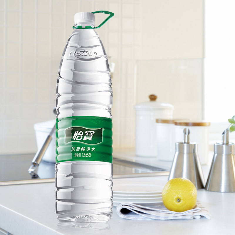 怡宝饮用水纯净水1555ml12瓶整箱煮饭泡茶煲汤补充饮用水