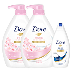 多芬/DOVE樱花甜香滋养美肤沐浴乳沐浴露1KGx2+190ml 家庭装价格比较