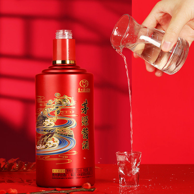 茅台集团茅源酱酒红酱53度酱香型白酒500ml飞天仙女图单瓶装