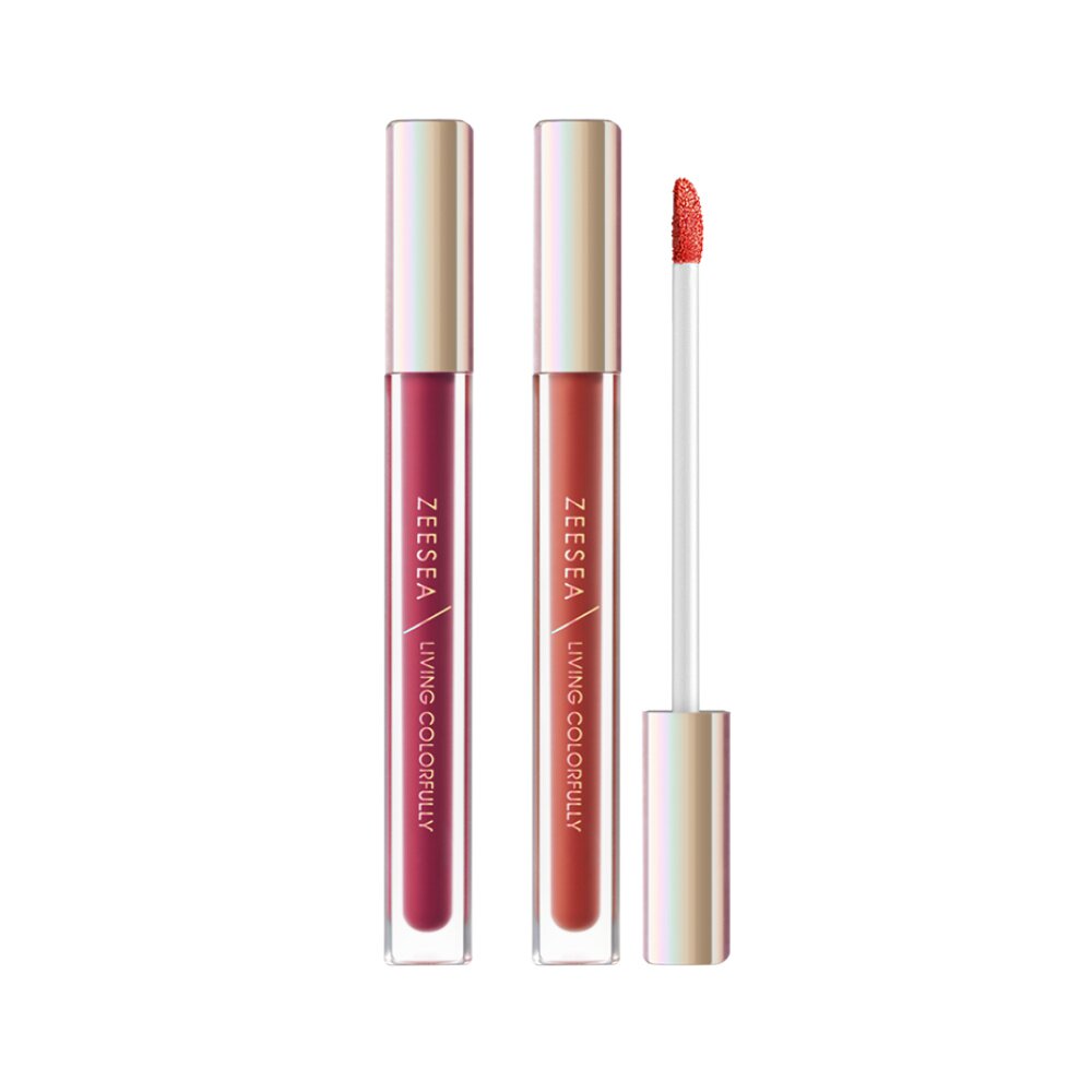 zeesea滋色夏季新品口红冰棍丝绒柔雾唇釉学生唇膏