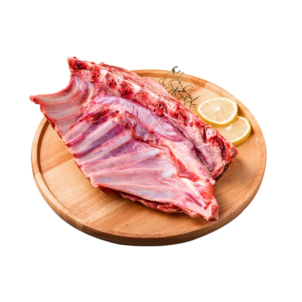 大庄园新西兰羊排1200g进口原切带骨羊肋排法式生羊排