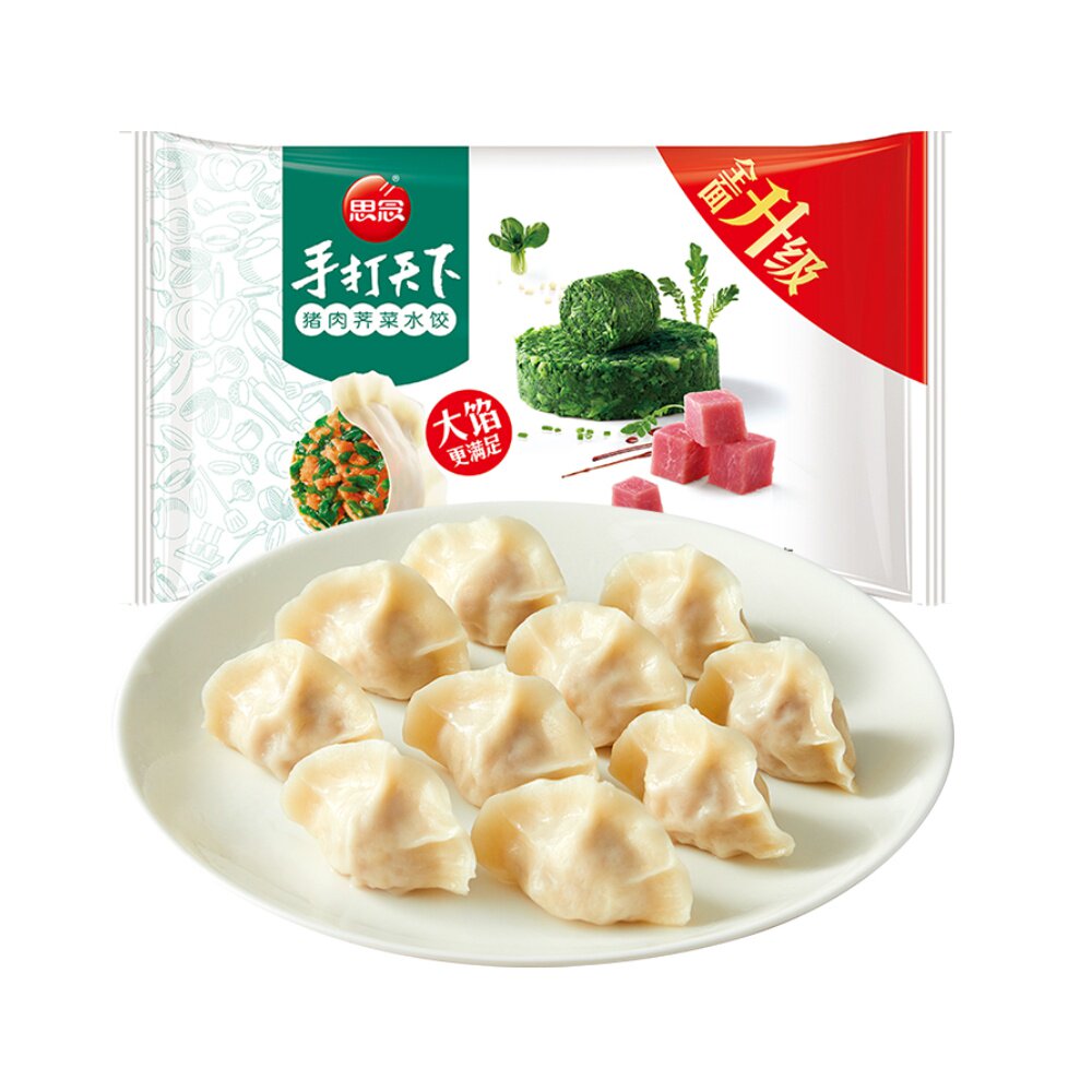 思念打天下水饺速冻早餐荠菜猪肉400g1袋速食水饺