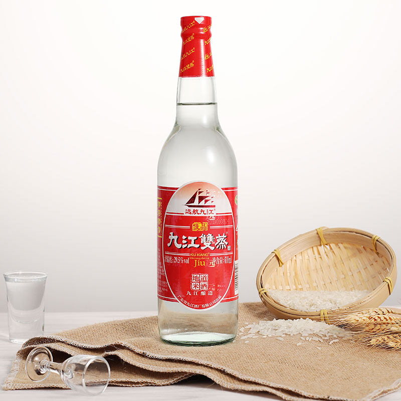 广东九江双蒸低度白酒295度佳品610ml自酿浸泡青梅果酒炒菜调味