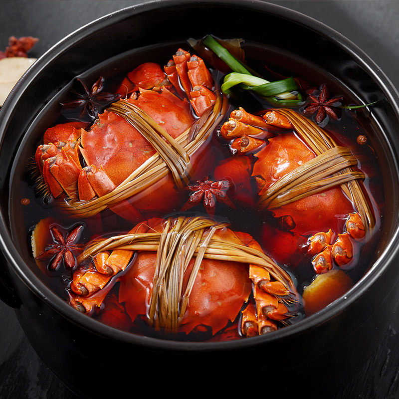 熟蟹四记联洋花雕熟醉400g卤味熟制全母大闸蟹蟹类制品