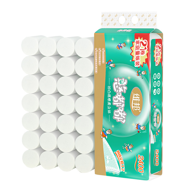 维邦卷纸憨嘟嘟系列卫生纸厕用纸巾