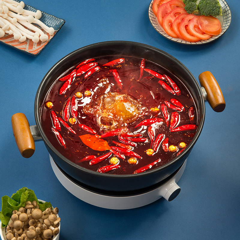 锅底名扬火锅调料清油微辣500g1袋手工全型火锅调料