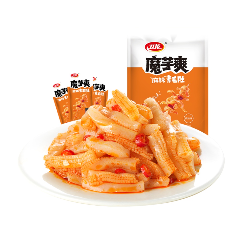 卫龙辣条魔芋爽麻辣味180g网红休闲零食小包素肉