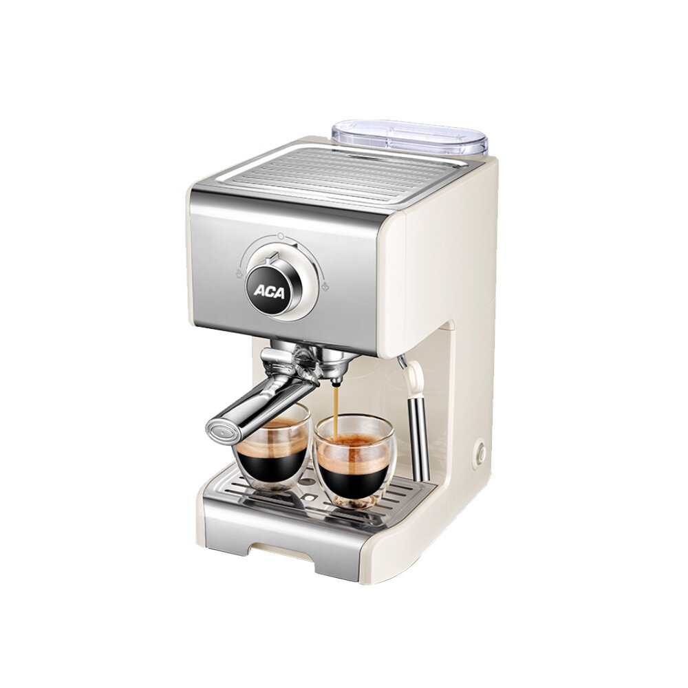 aca北美电器咖啡机ac-es12a家用半自动意式商用蒸汽式奶咖啡机