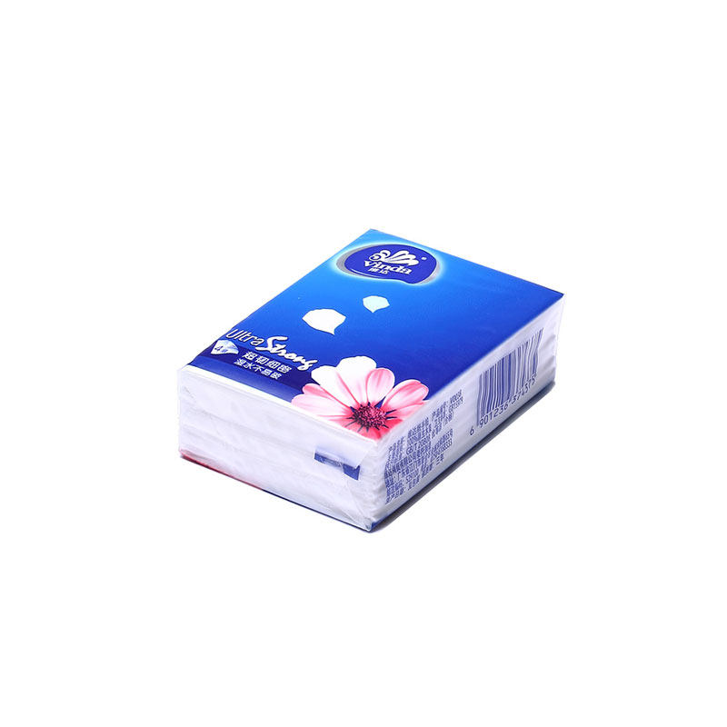 维达超韧系列手帕纸4层8张12包装纸巾(清香型)