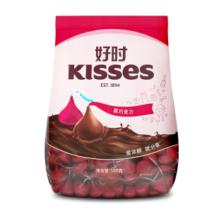 HERSHEY’S/好时之吻KISSES黑巧克力500g电商版新老包装随机