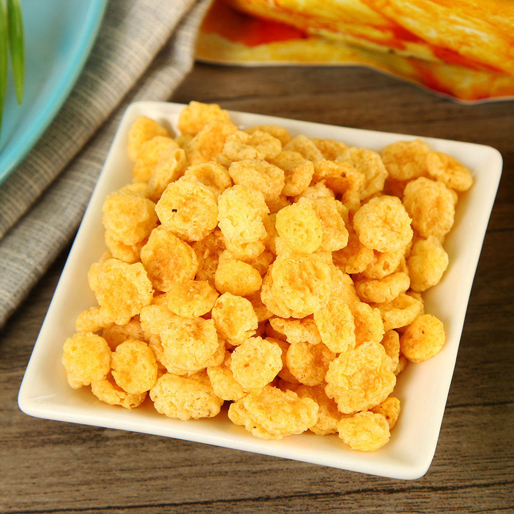 多悦肉松玉米片五香味408g休闲零食特产小吃即食杂粮粗粮膨化食品