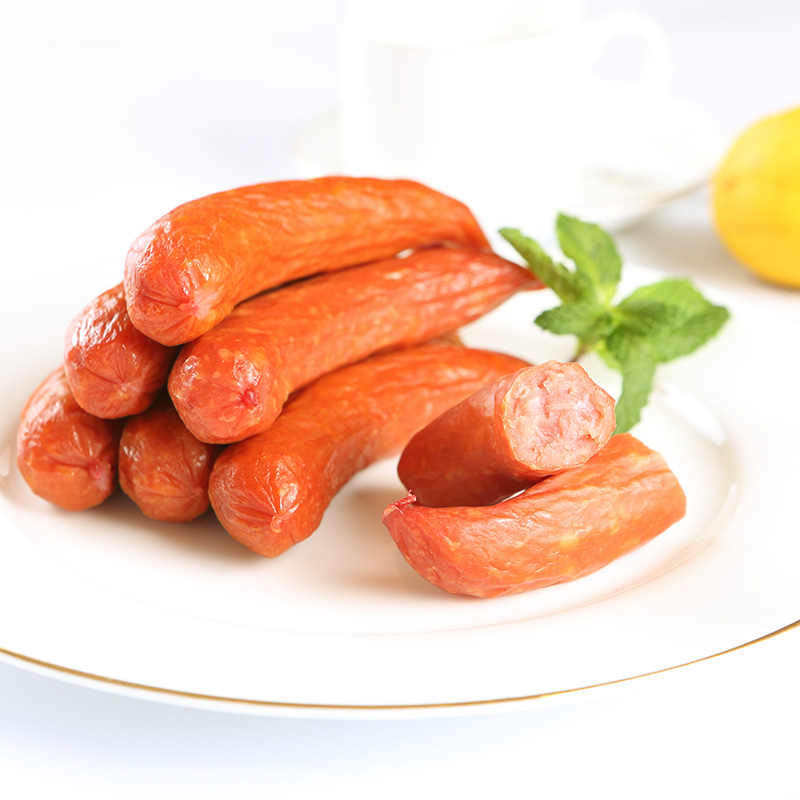 火腿肠烤肠160g蒜蓉红肠包装即食肠类