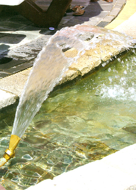 喷头扇形扁嘴喷泉水景景观喷泉