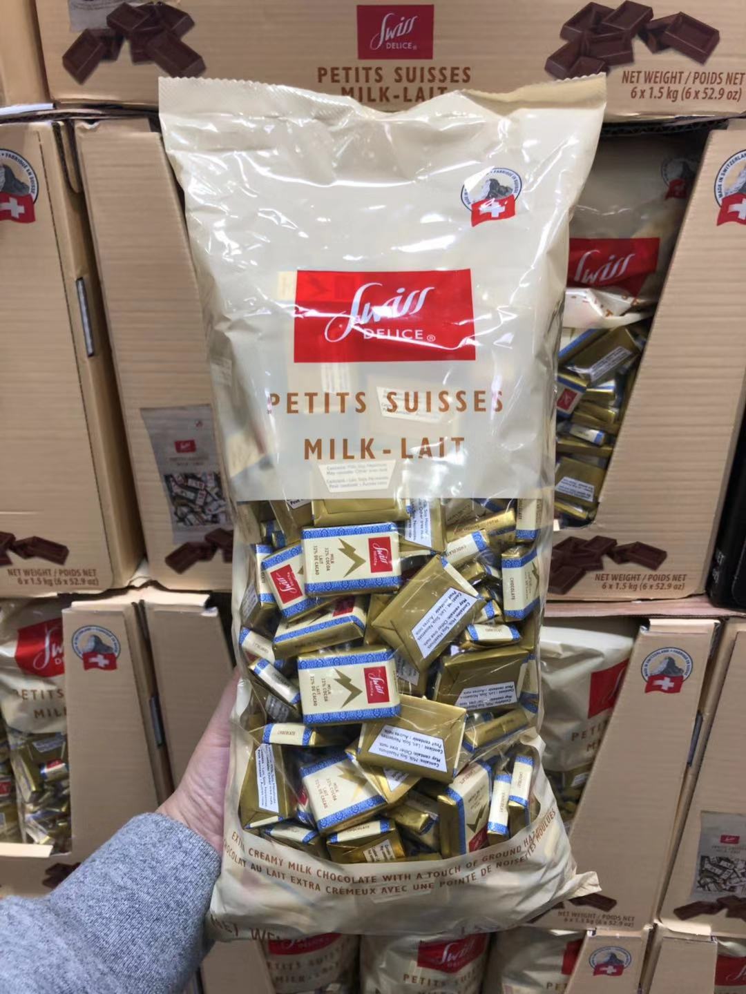 瑞士swissdelice狄妮诗纯黑巧克力13kg喜糖黑巧克力