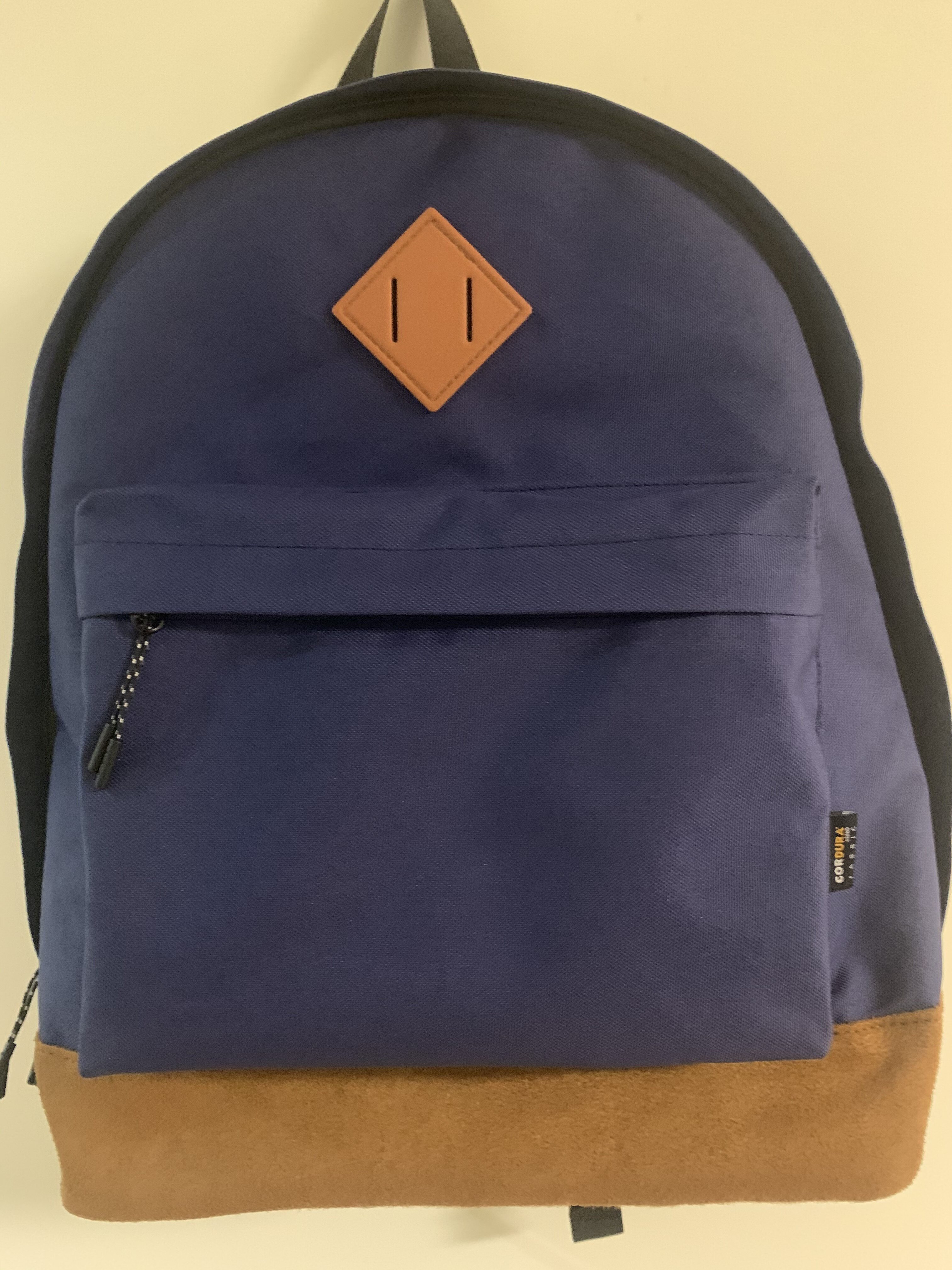 现货cordura杜拉防水男女轻便手提麂皮纯色双肩包双肩背包