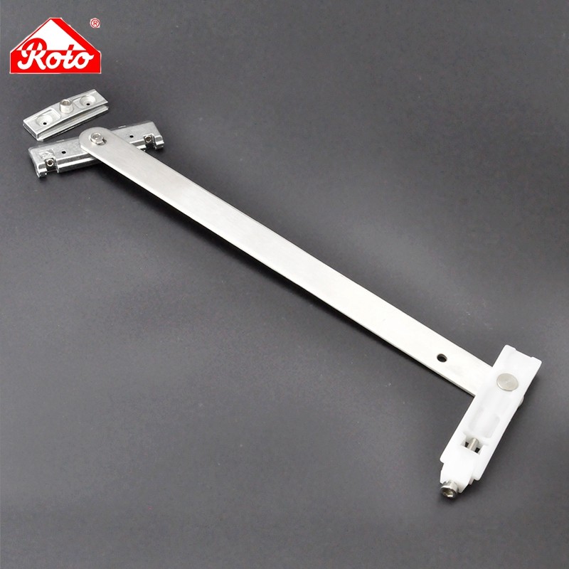roto欧式风撑 免打孔断桥铝风撑 滑撑窗户风撑内开内倒窗户风撑