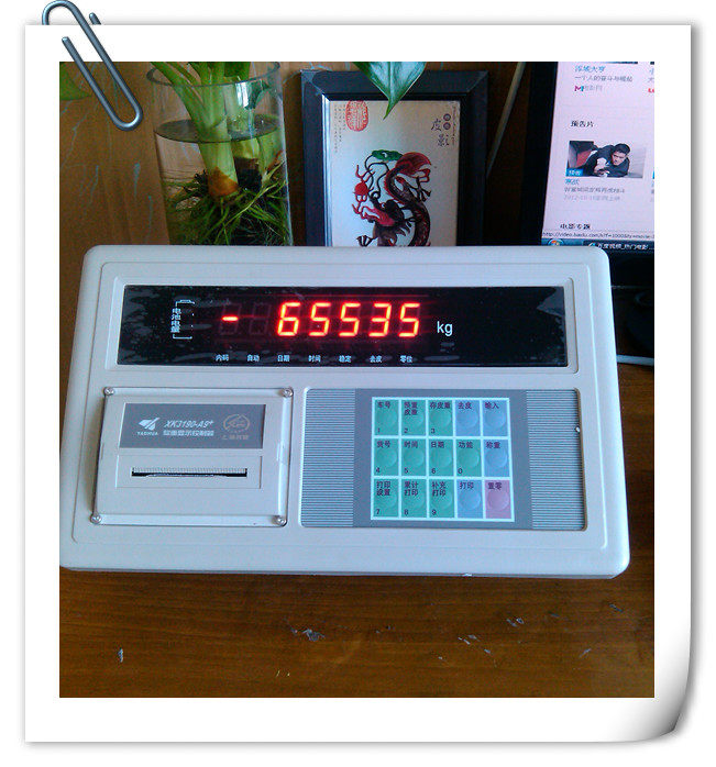 上海耀华xk3190a9p电子计重打印打印台台秤热敏纸工业电子秤