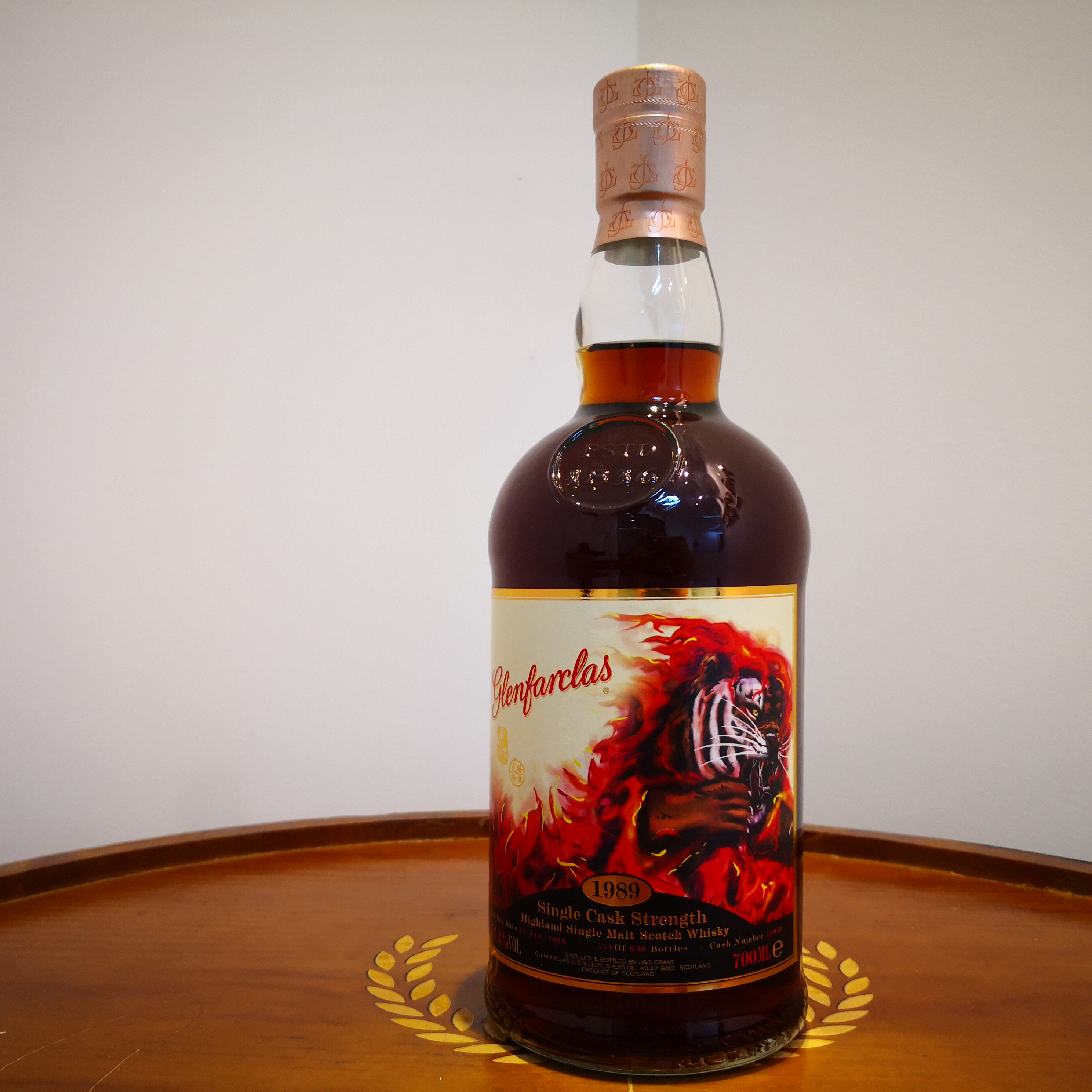 glenfarclas1989火焰格兰兰花单一纯麦威士忌531威士忌