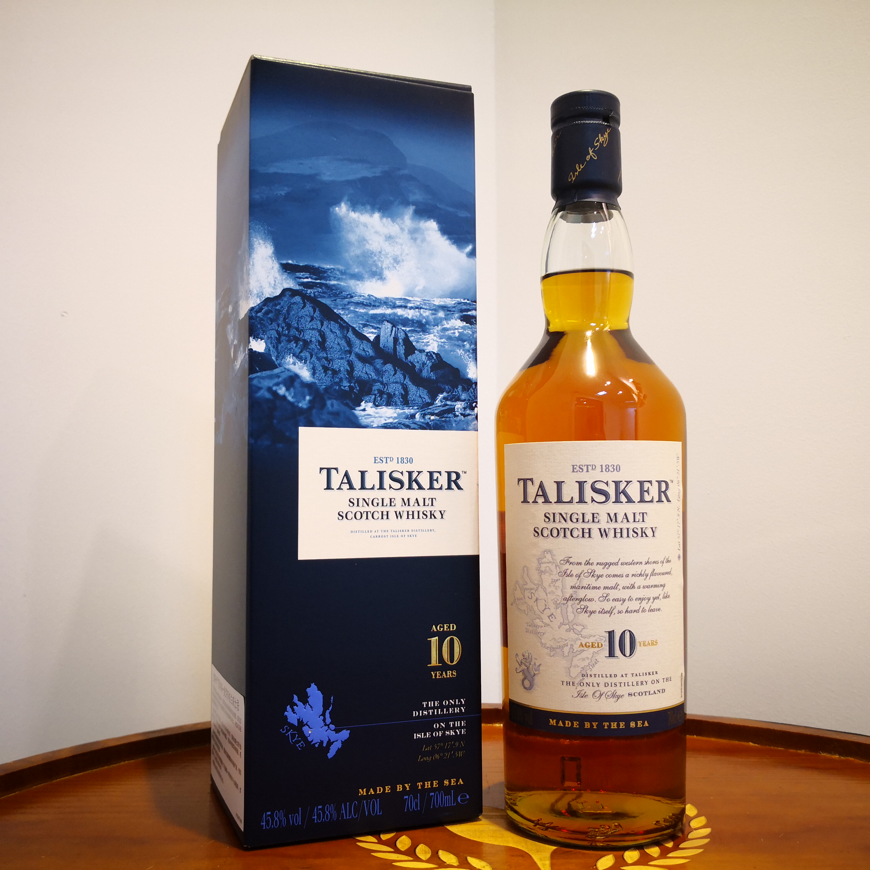 talisker10yo泰斯卡10年岛屿区单一麦芽威士忌458威士忌