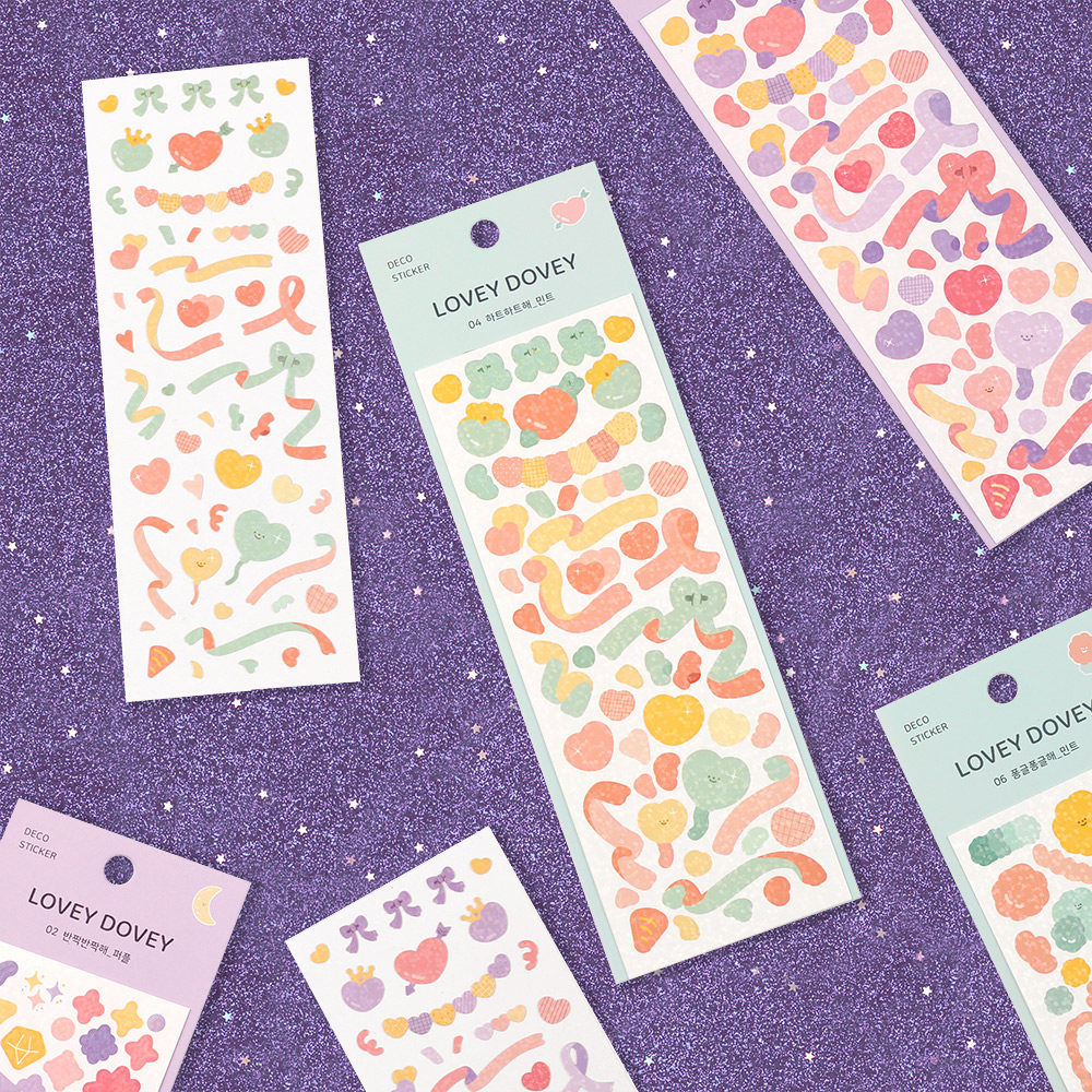 韩国文具dashanddot梦幻pvc彩带贴纸照片贴纸