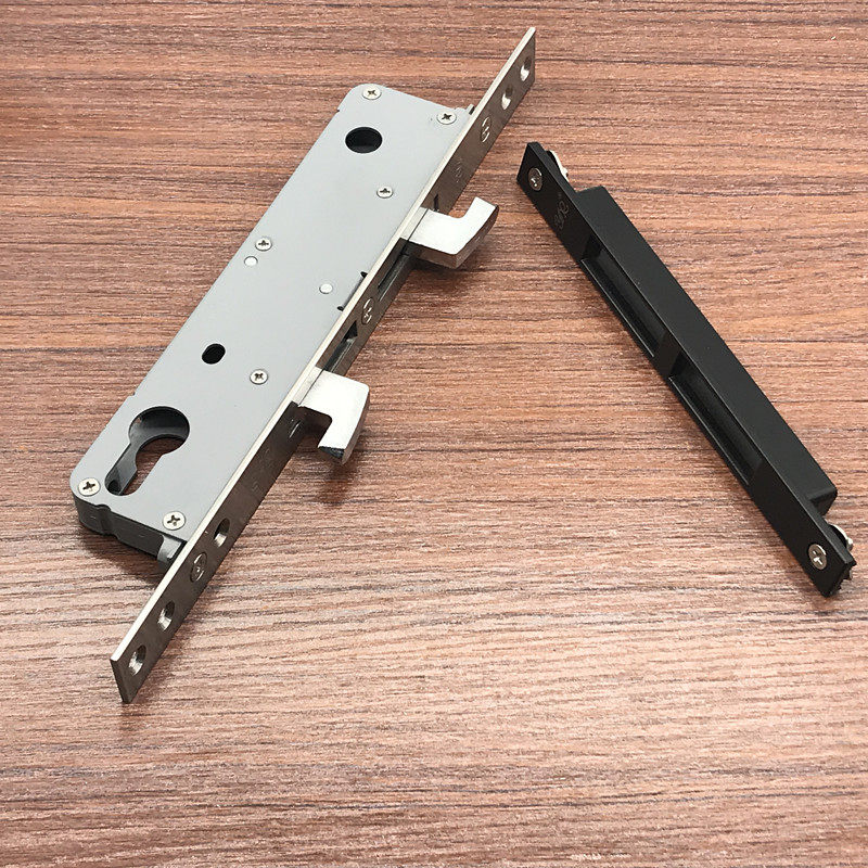 平移推拉移门钩锁重型阳台门对接锁嵌入式移门勾锁木门倒勾挂锁扣