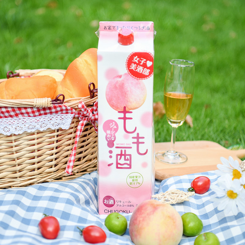 女子美酒部桃子利口酒2l日本原装进口洋酒女士配制果酒