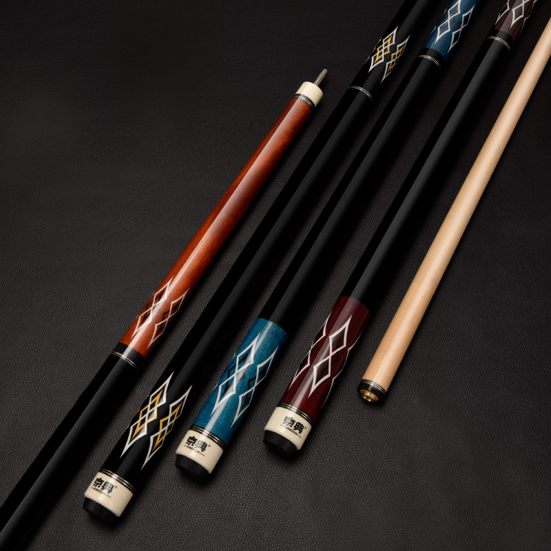 球杆台球冲跳一体杆黑专用中式冲杆桌开球电木台球杆