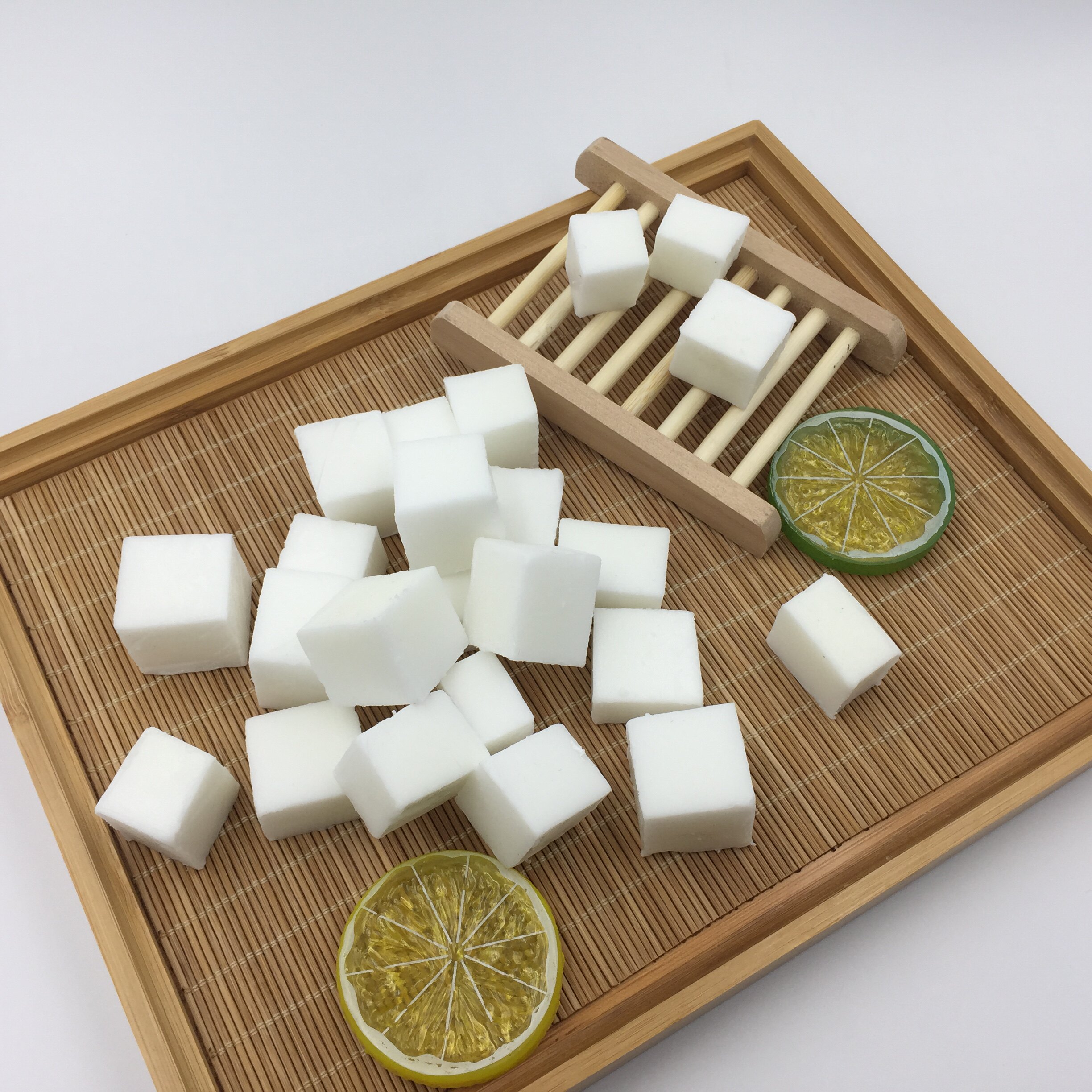 diy透明天然植物乳白色皂基手工材料500g自制香薰香料