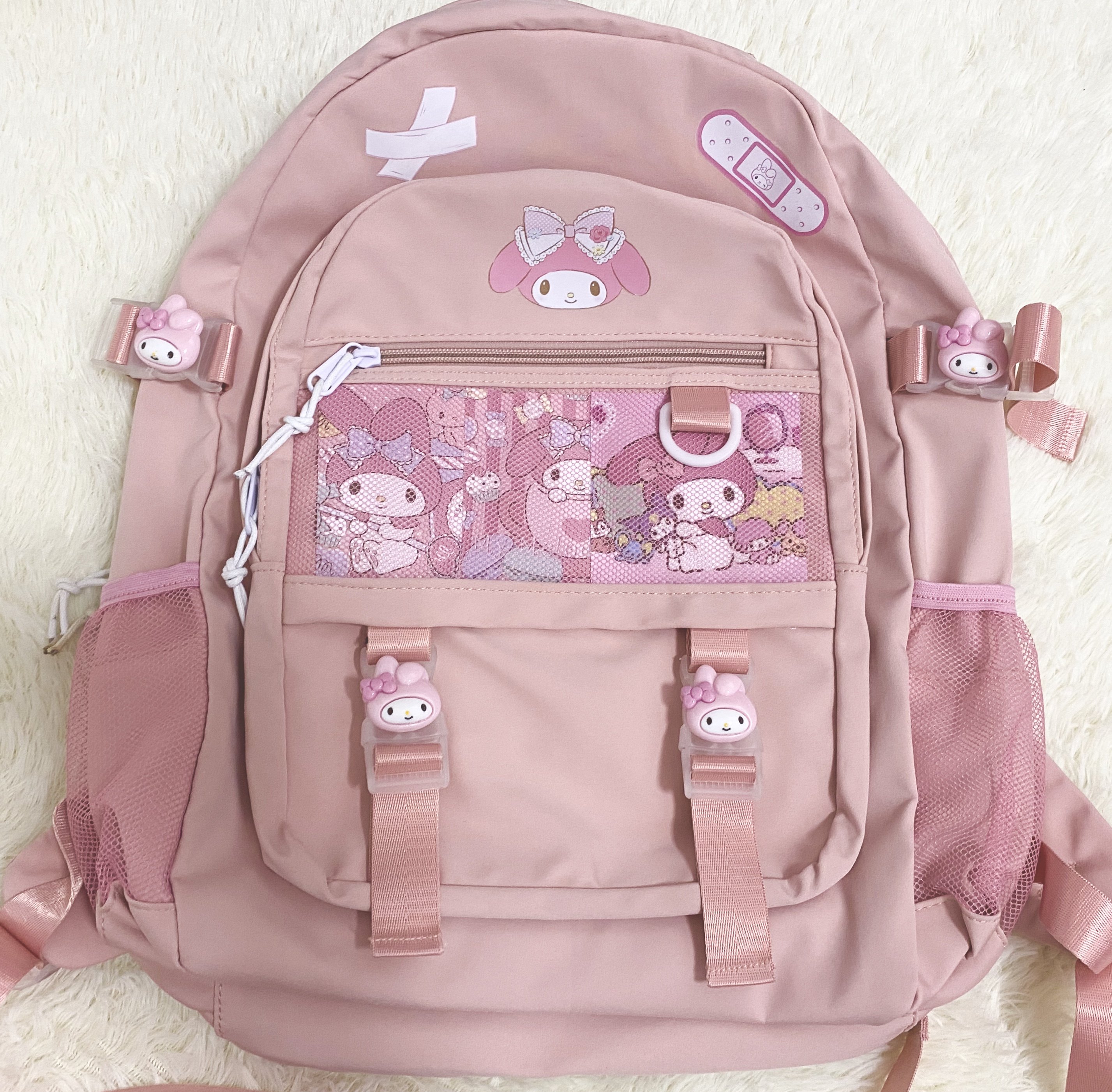 库洛米双肩包校园日系可爱学生ins大容量三丽鸥书包双肩背包