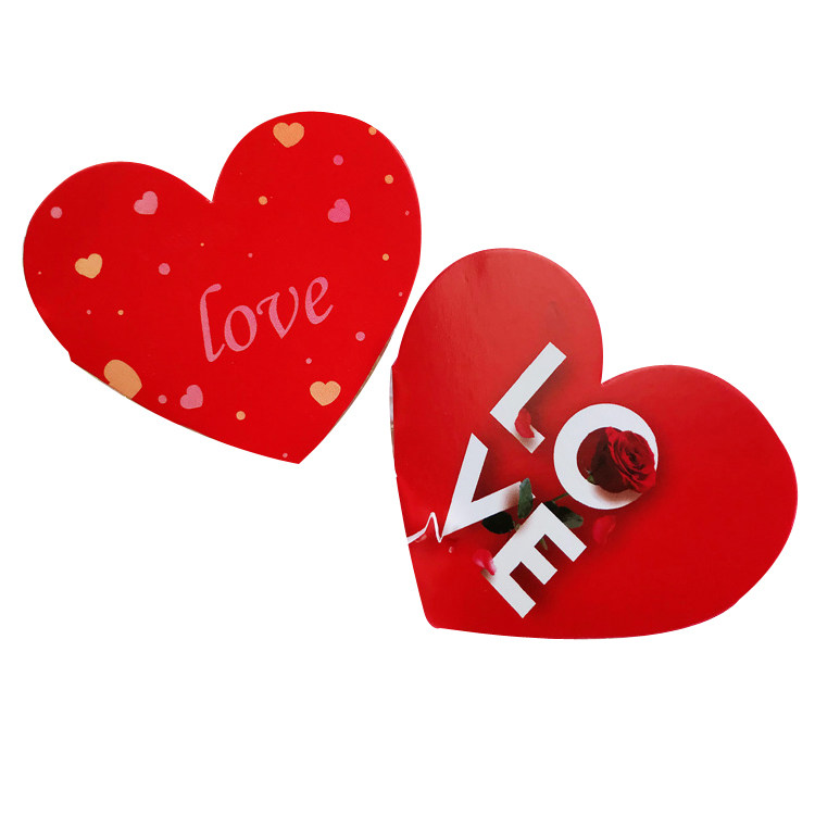 卡片创意贺卡情侣love红色爱心心形小卡七夕贺卡