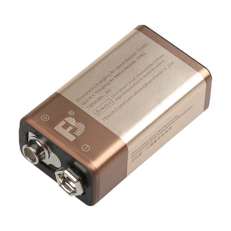 沣标9v180毫安充电9伏充电器万用表测距仪无线话筒电池