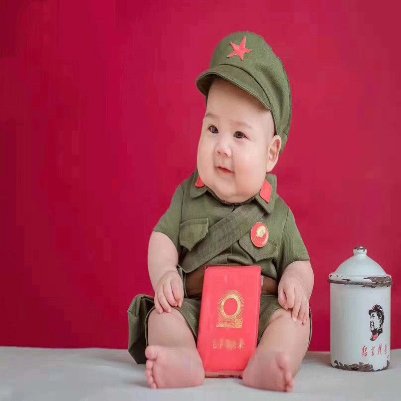 小军造型服装摄影儿童新款服饰军衣红军写真其它