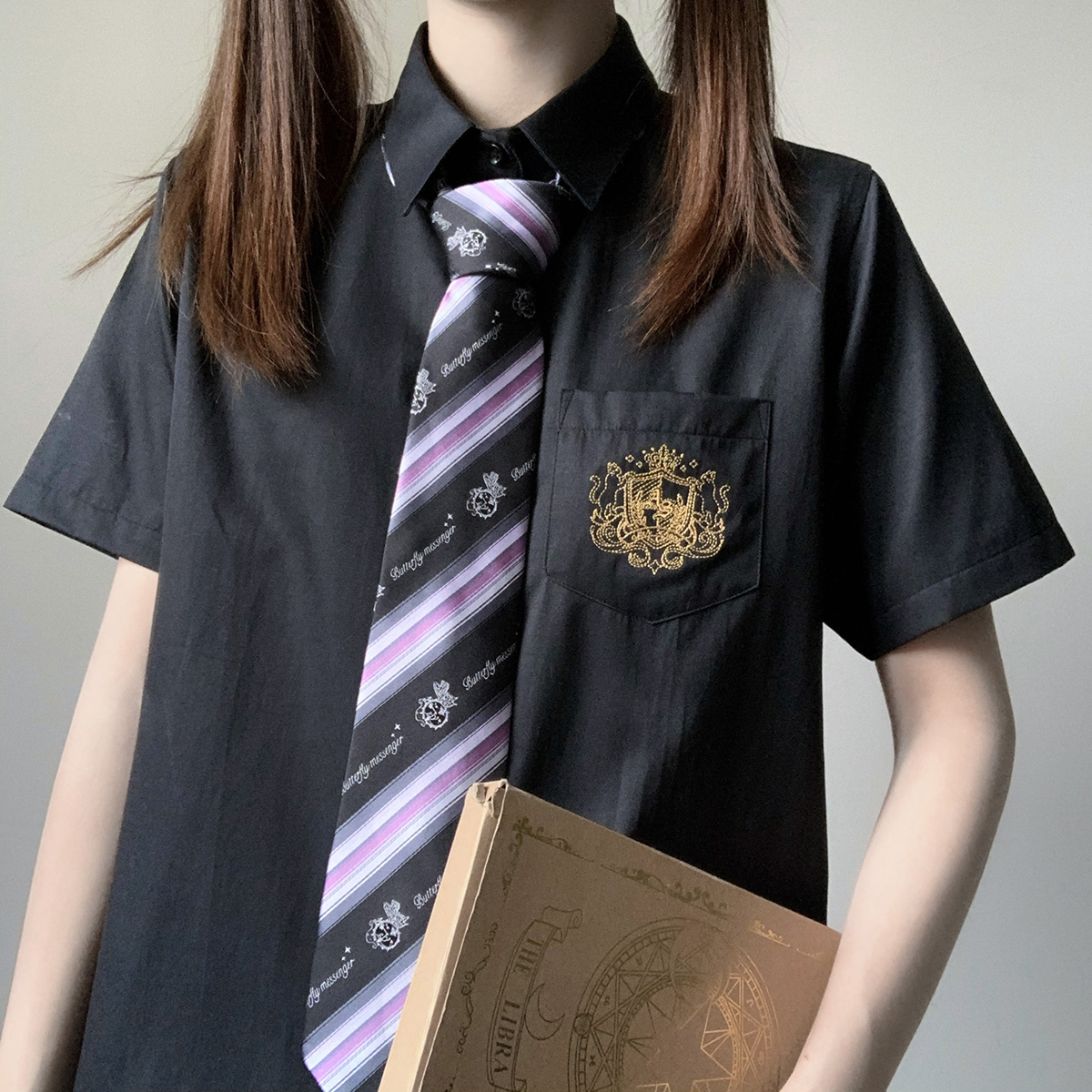 放学后的制服馆正统jk制服女士刺绣衬衫春秋装长袖短袖学生班校服