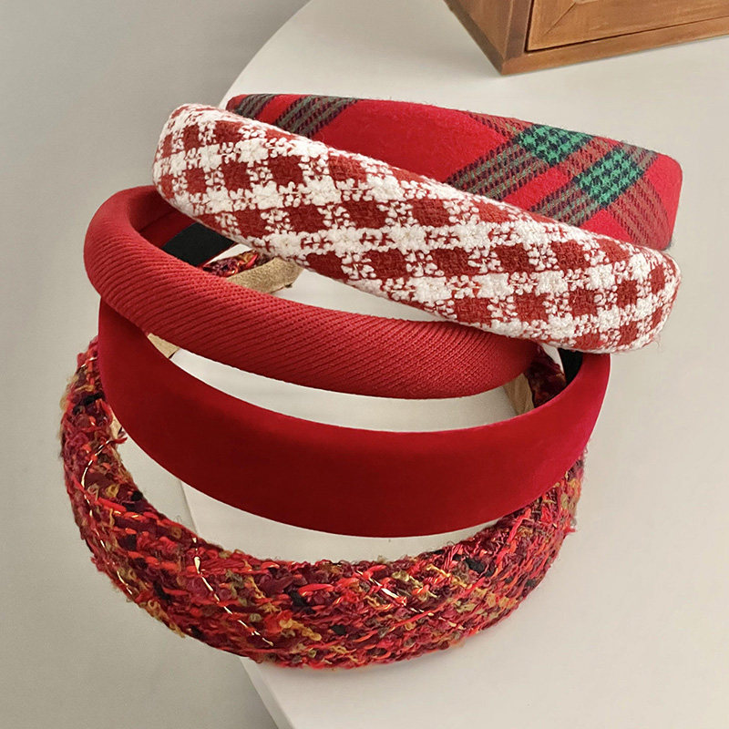 新年红色发箍女压发发卡女款秋冬外出百搭头箍发饰