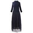 Autumn And Winter 2021 New Temperament Net Color Hem Stitching Lace Pleats Slim Fit Wool Knitted Dress Women Autumn And Winter 2021 New Temperament Net Color Hem Stitching Lace Pleats Slim Fit Wool Knitted Dress Women