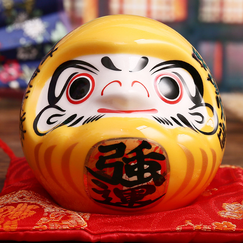 日本迷你小号达摩摆件开运招财日式寿司店铺招财猫