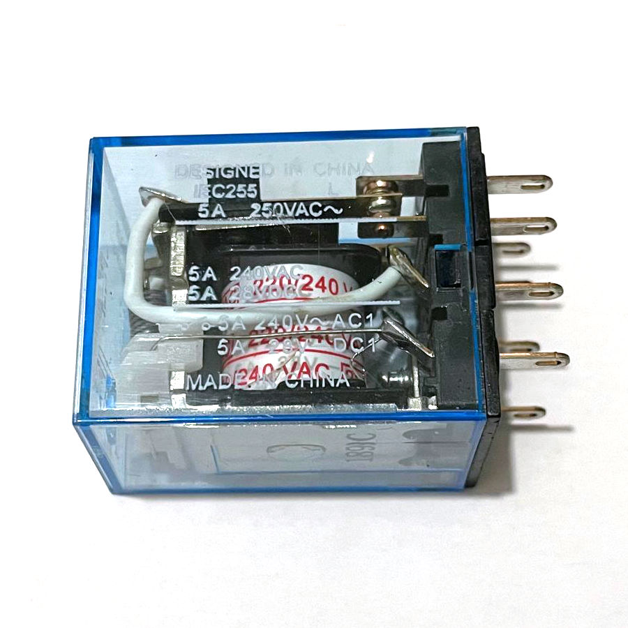8脚5a小型中间继电器my2n-jhh52pac220vdc24v36v继电器
