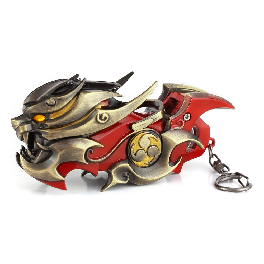 王者周边黄忠烈魂五虎上将赵云龙胆张飞虎魄马超龙威武器模型玩具