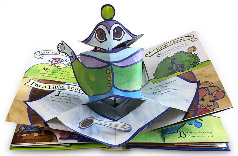 of nursery rhymes 儿童启蒙经典儿歌折叠立体书收藏 早教亲子英语