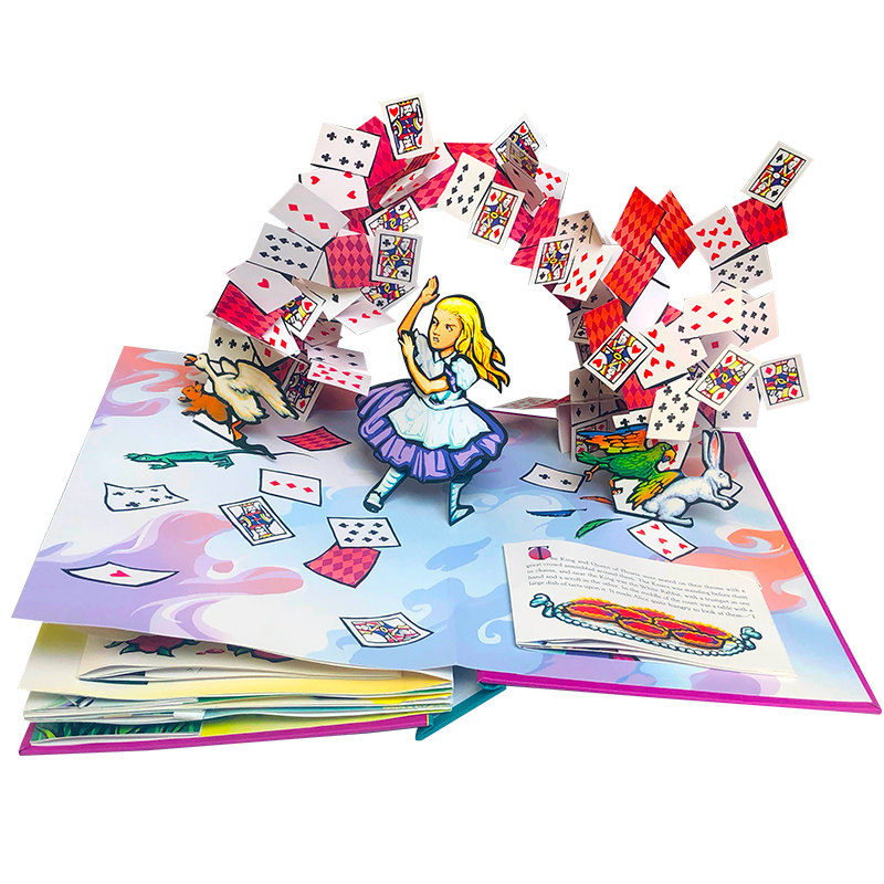 英文原版爱丽丝梦游仙境3d立体书alices adventures in wonderland
