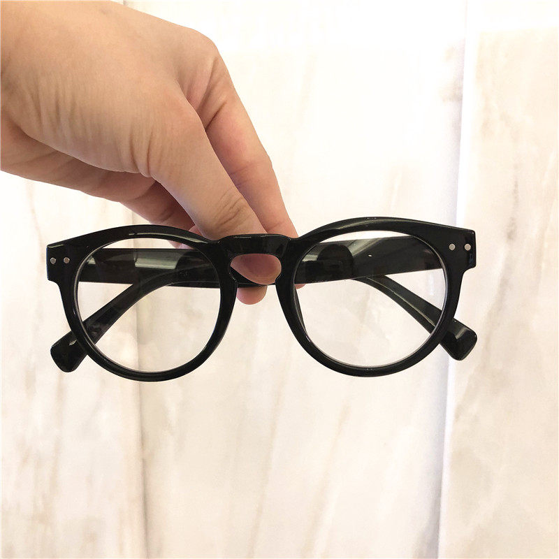 黑框眼镜复古粗框网红同款韩版男女潮圆眼镜架眼镜架